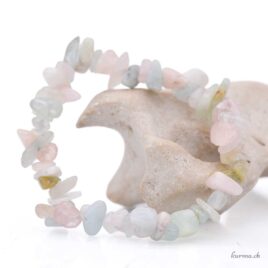 Bracciale con frammenti di morganite