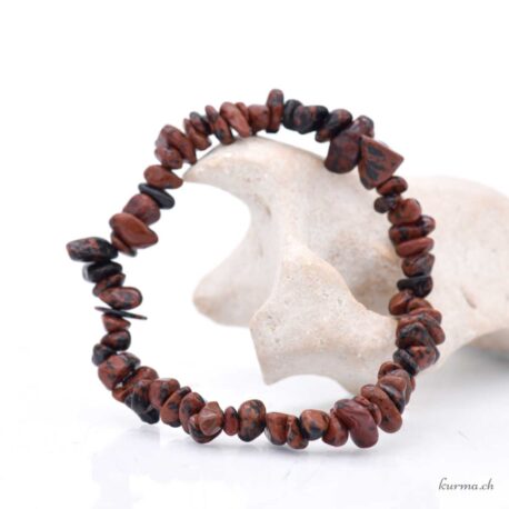 Bracelet Obsidienne mahogany éclats