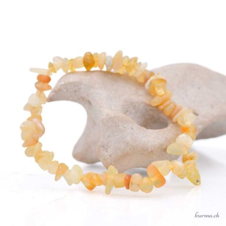 Bracelet Opale jaune éclats