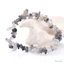 Armband aus Quarz und Turmalin-Splittern