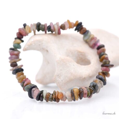 Bracelet Tourmaline multicolore éclats
