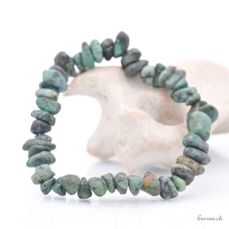 Bracelet Turquoise africaine éclats - Qualité B