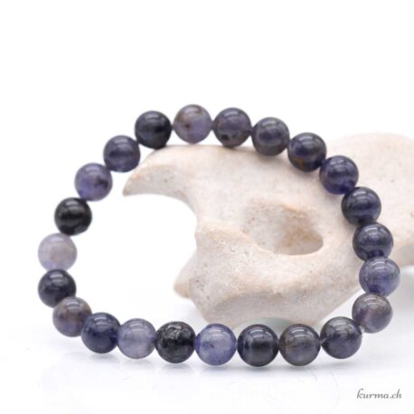 Bracelet Iolite (Cordiérite) 8-8.5mm