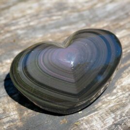 Coeur Obsidienne Oeil céleste - Qualité AA - 20118.1