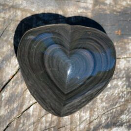 Coeur Obsidienne Oeil céleste - Qualité AA - 20118.3