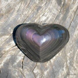 Coeur Obsidienne Oeil céleste - Qualité AA - 20118.4