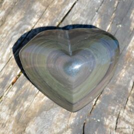 Coeur Obsidienne Oeil céleste - Qualité A - 20117.1