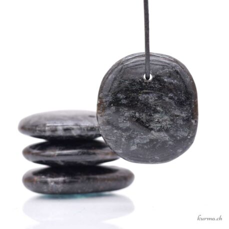 Anthophyllite - Pendentif en pierre percée - Taille XL