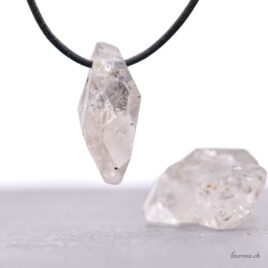 Herkimer – Anhänger mit durchbohrtem Stein