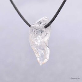 Diamant d'Herkimer - Pendentif pierre percée