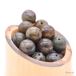 Chinese Serpentine - 10-10.5mm Beads