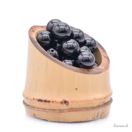 Spinelle noire - Perles 10mm