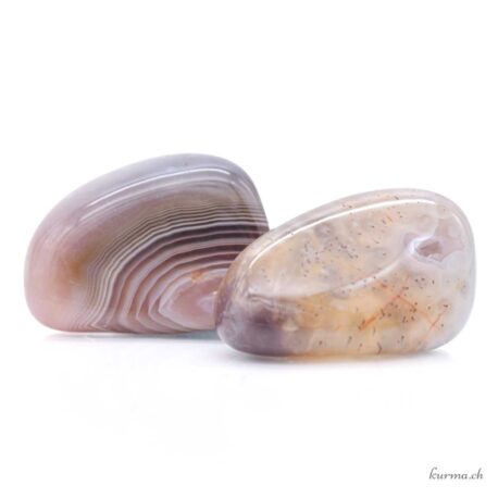 Agate du Botswana - Pierre roulée - Taille XL