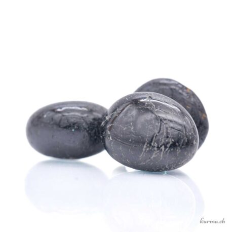 Black Tourmaline - Grade B - Tumbled Stone - Size S