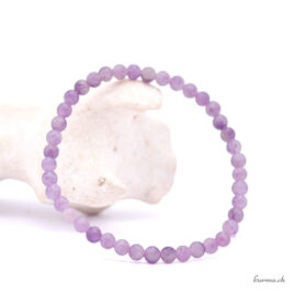 4.5mm Lepidolite Bracelet - Pink-Purple