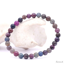Corundum - Ruby and Sapphire 6mm Bracelet