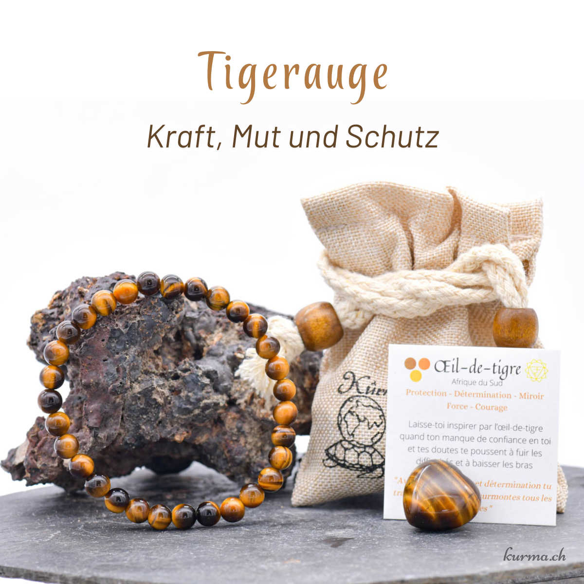 Sortiment Geschenk des Herzens - Tigerauge