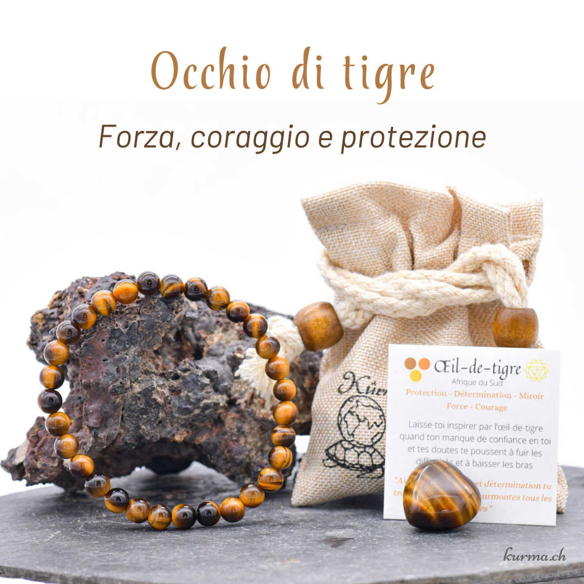 Assortiment Cadeau du coeur - Oeil de tigre Set regalo per il cuore - Occhio di tigre
